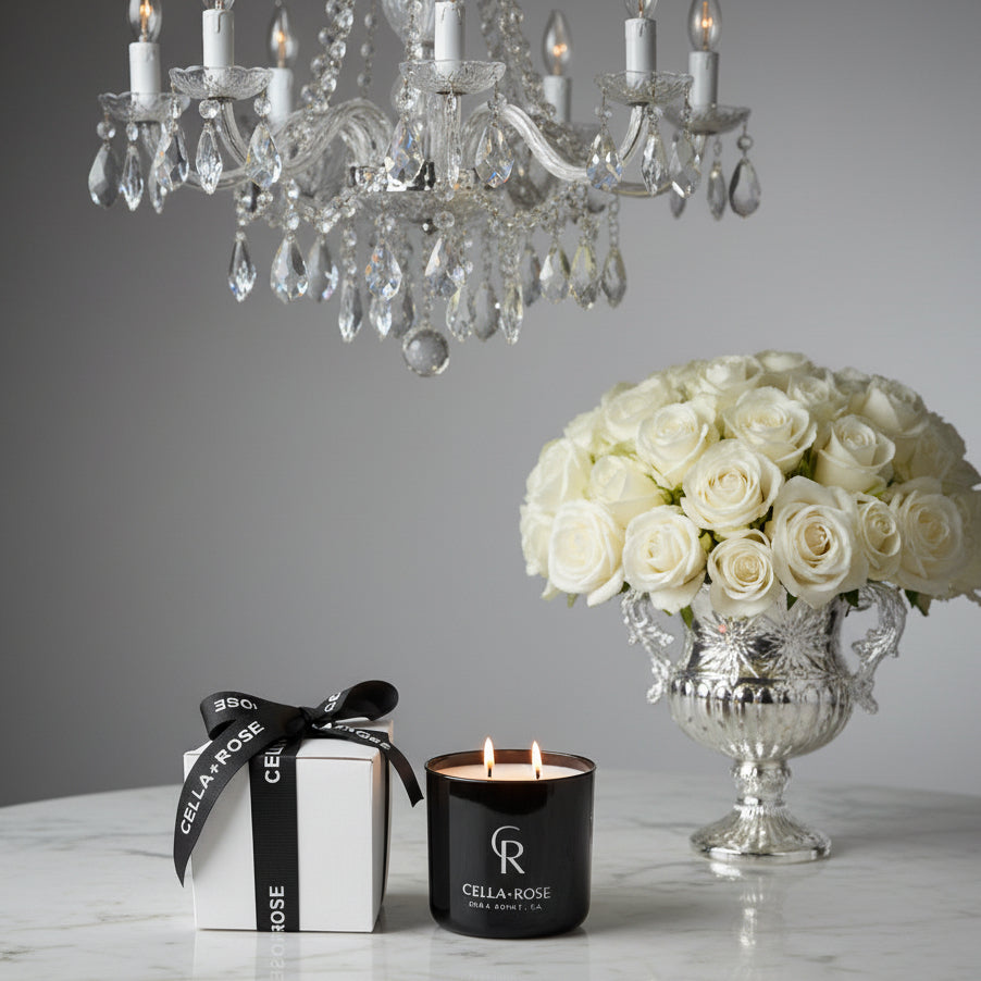 3-Wick 17oz Black Vessel Candle- Choose Your Scent