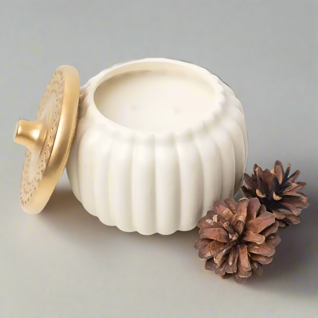 Pumpkin Jar Cream/Gold (18oz)