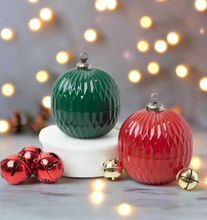 Load and play video in Gallery viewer, Christmas Ornament Candle Pre-order only (6oz)
